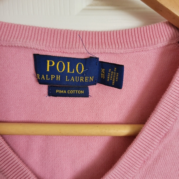 Polo Ralph Lauren Lightweight V-Neck Pullover - Size XL - Picture 8 of 8